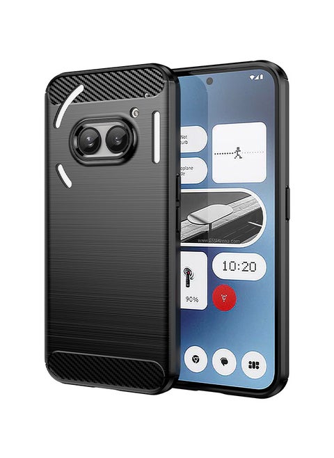 Nothing Phone 2A Case Cover with Soft TPU Carbon Fiber Texture Anti-Scratch Shockproof Slim Anti-Drop Bumper Back Cover Comfortable Touch shell Phone Accessory for Nothing Phone 2A 5G