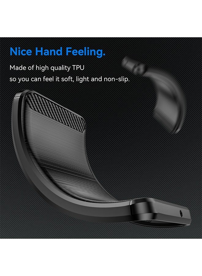Nothing Phone 2A Case Cover with Soft TPU Carbon Fiber Texture Anti-Scratch Shockproof Slim Anti-Drop Bumper Back Cover Comfortable Touch shell Phone Accessory for Nothing Phone 2A 5G