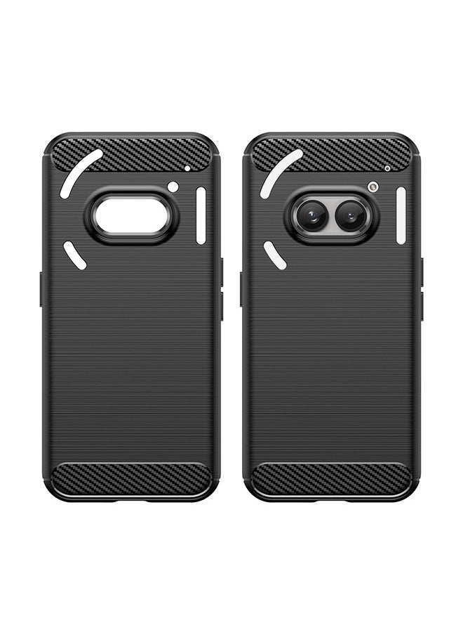 Nothing Phone 2A Case Cover with Soft TPU Carbon Fiber Texture Anti-Scratch Shockproof Slim Anti-Drop Bumper Back Cover Comfortable Touch shell Phone Accessory for Nothing Phone 2A 5G
