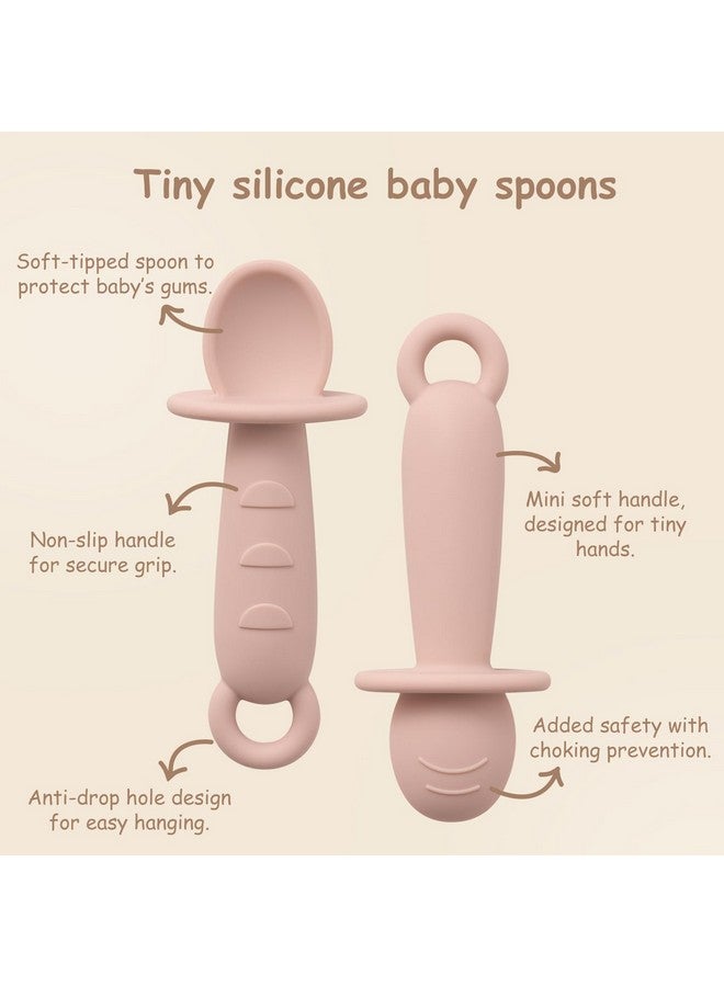 YIVEKO Baby Plates with Suction Silicone Baby Spoons Divided Baby Plates Silicone Baby Safety Toy Straps Baby Bottle Bungees Baby Feeding Set All-in-one-Sage - Image 4