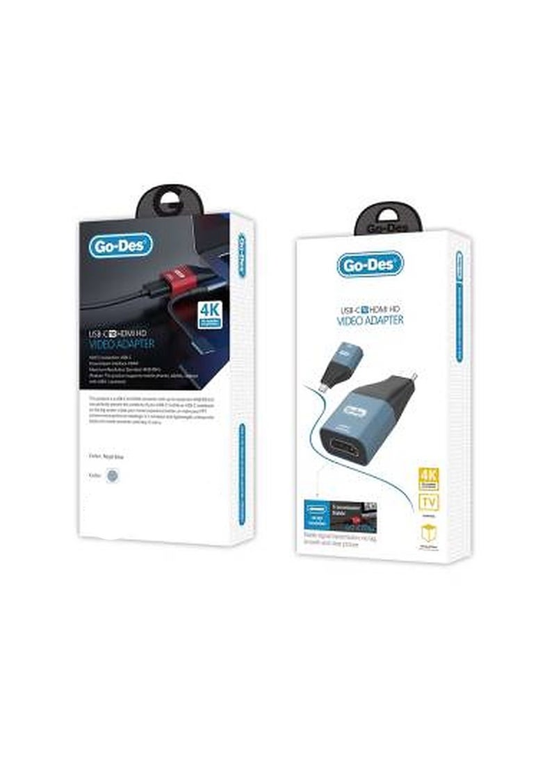 GO-DES USB C To HDMI Vedio Adapter - Image 3