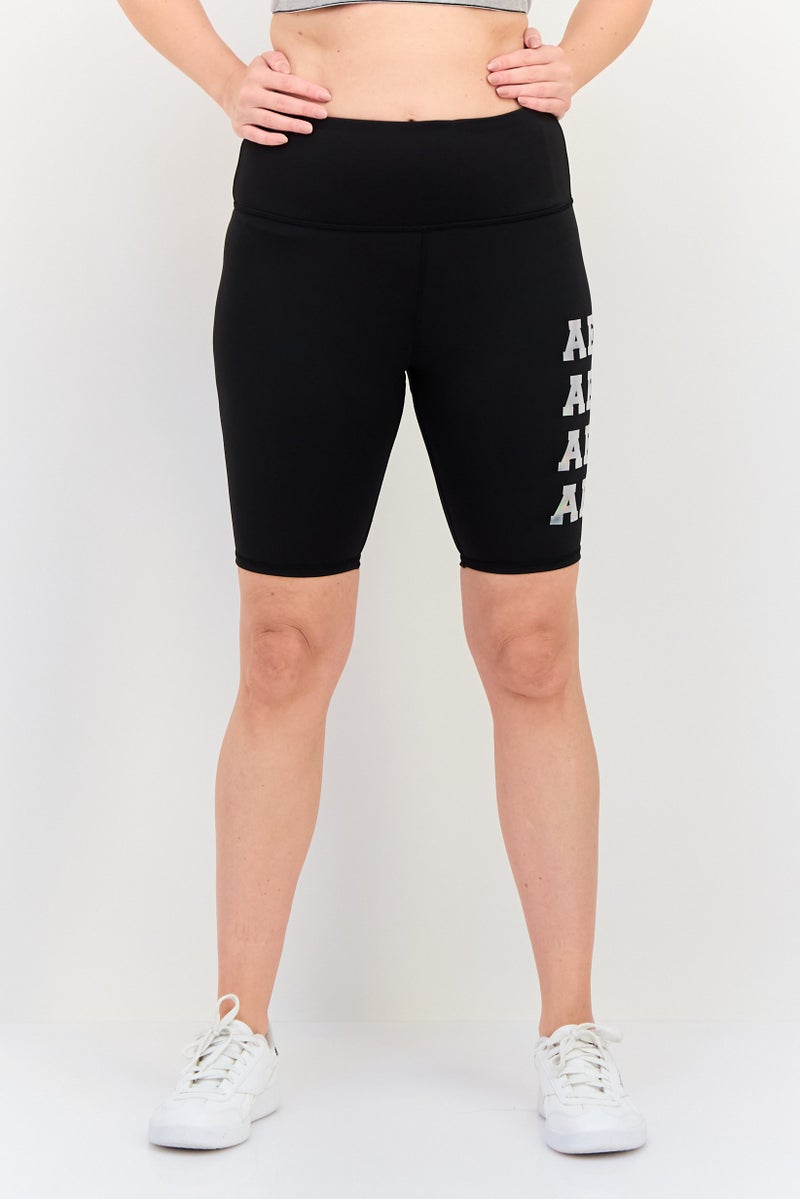 Aeropostale Women Sportswear Fit Training Shorts, Black - Image 1