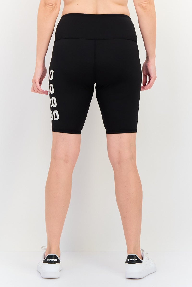 Aeropostale Women Sportswear Fit Training Shorts, Black - Image 3