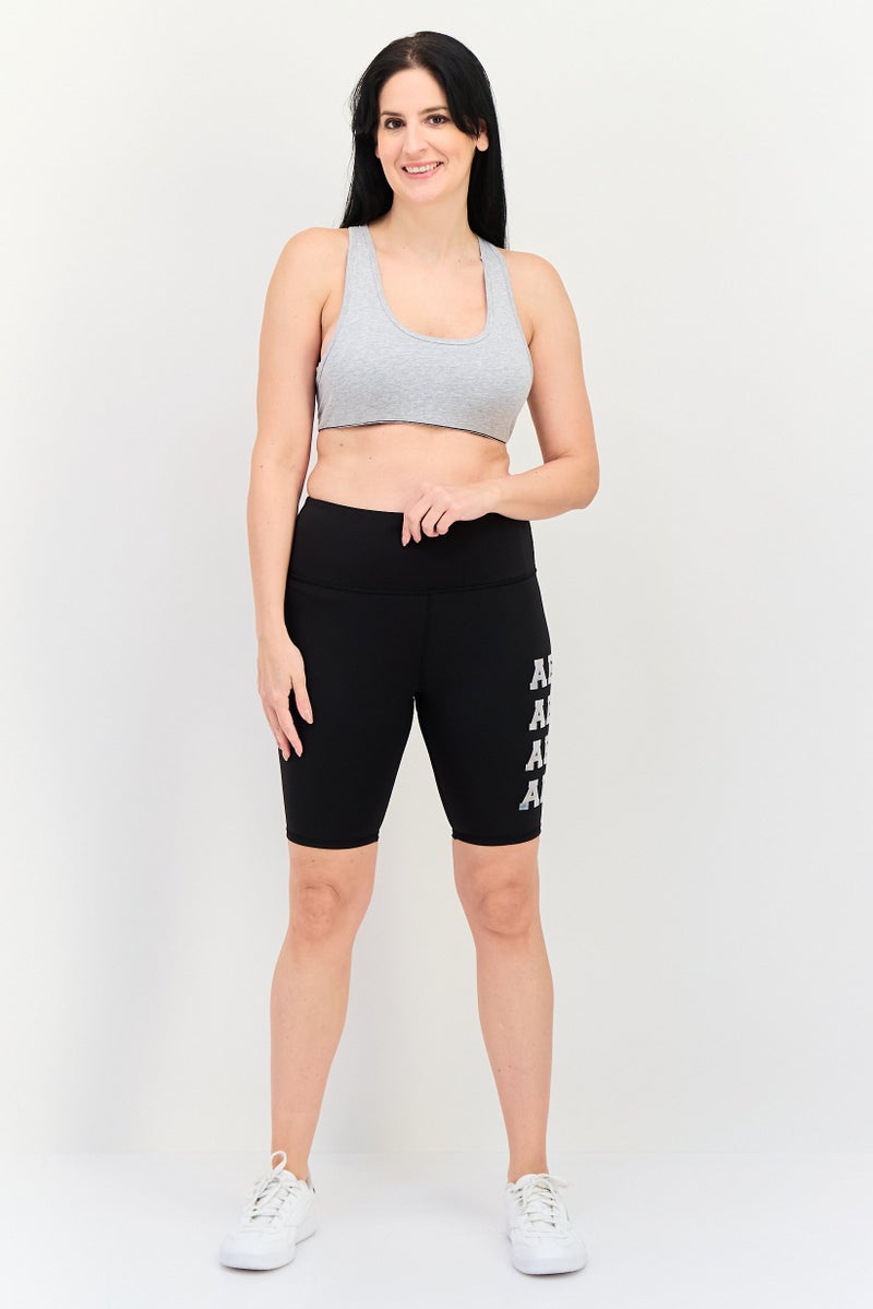 Aeropostale Women Sportswear Fit Training Shorts, Black - Image 4