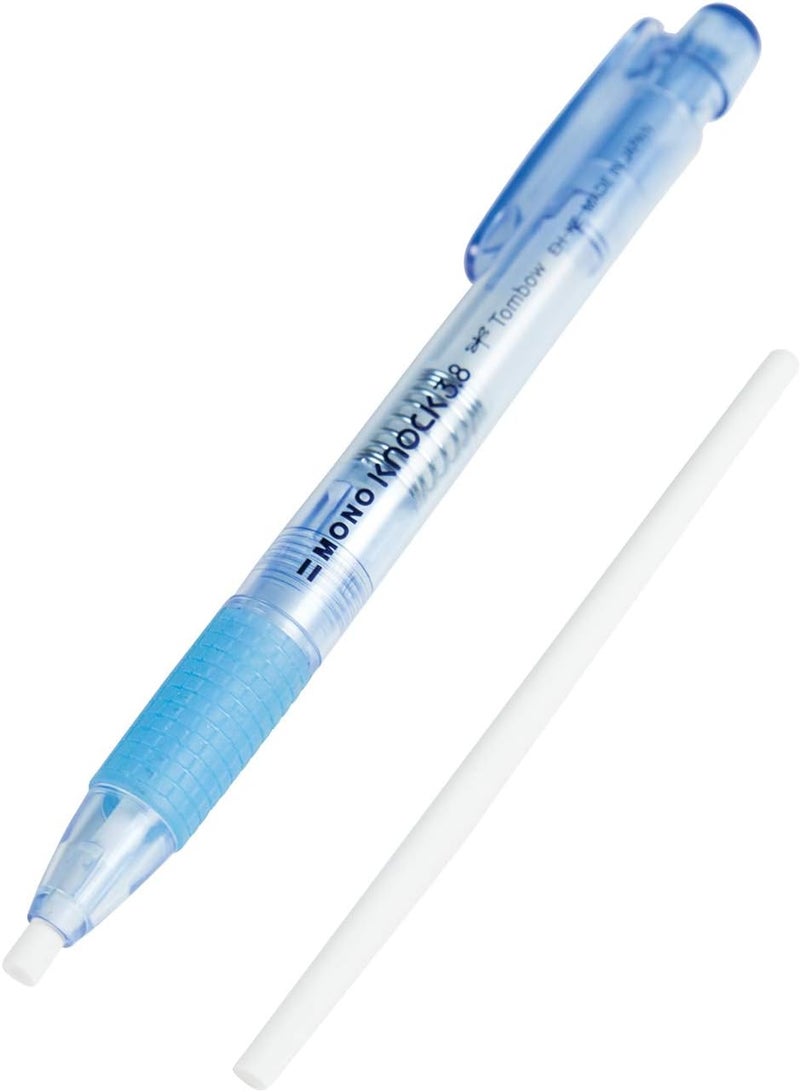 Tombow Mono Knock Eraser with Refill - Blue - Image 3