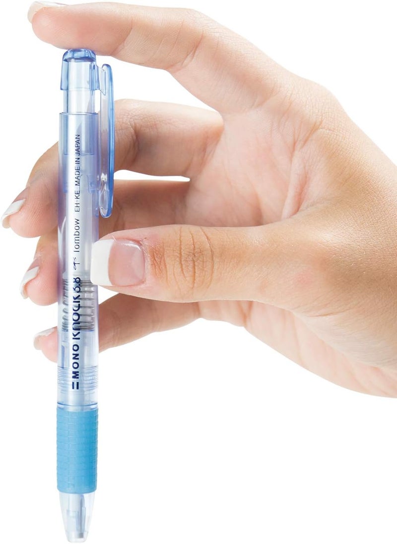 Tombow Mono Knock Eraser with Refill - Blue - Image 5