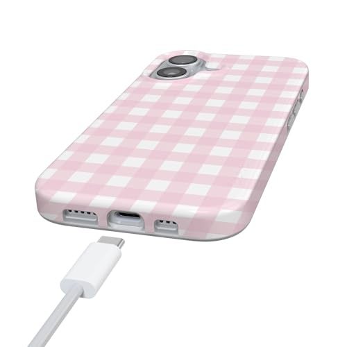 Casely iPhone 17 Case | Pink Plaid | Sunday Best | Compatible with MagSafe | Classic Ultra Slim Design - Image 5