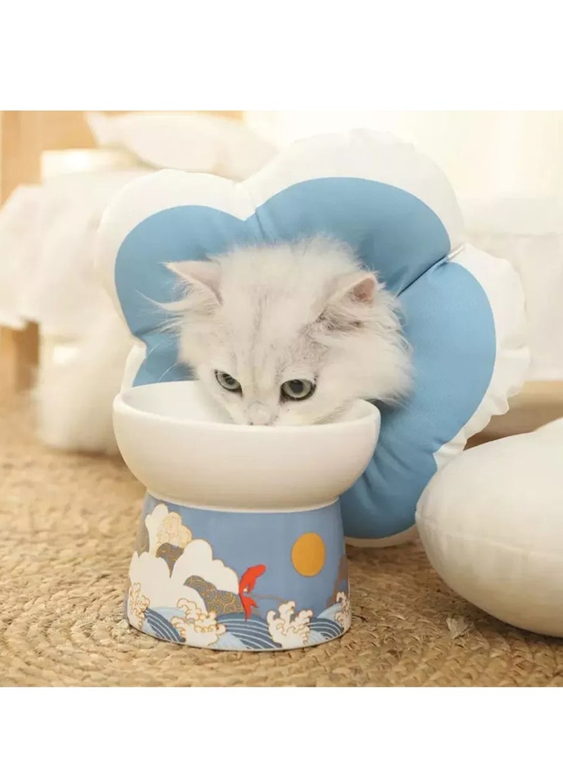 Generic Cat Cone Collar Waterproof and Soft Cone Collars for Cat Wound Healing Protective Cone After Surgery Elizabethan Collars for Kitten Pets  - Image 1