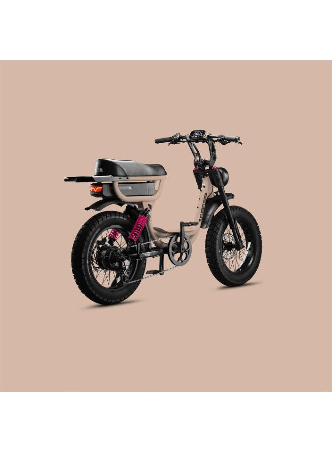 فلايت ريسك FR333 Electric Bike with Front & Rear Suspension, 1000W Max Power Output, and 4-Piston Tektro Hydraulic Disc Brakes - Image 4