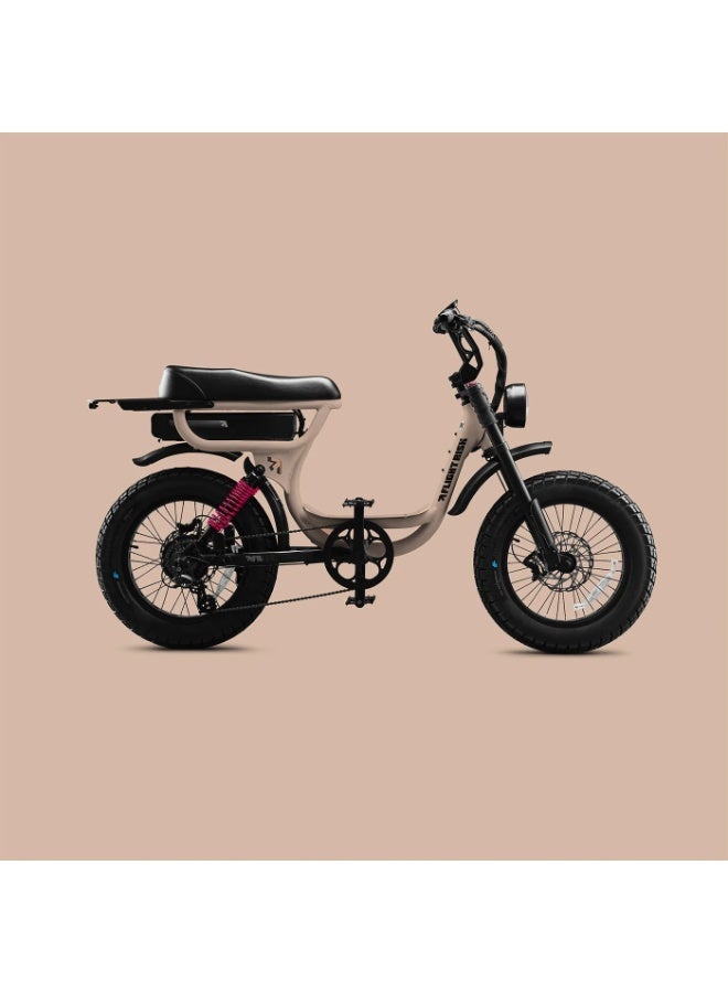فلايت ريسك FR333 Electric Bike with Front & Rear Suspension, 1000W Max Power Output, and 4-Piston Tektro Hydraulic Disc Brakes - Image 2