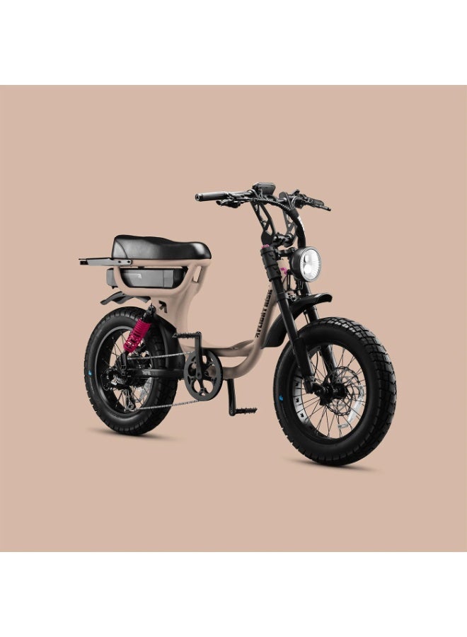فلايت ريسك FR333 Electric Bike with Front & Rear Suspension, 1000W Max Power Output, and 4-Piston Tektro Hydraulic Disc Brakes - Image 3