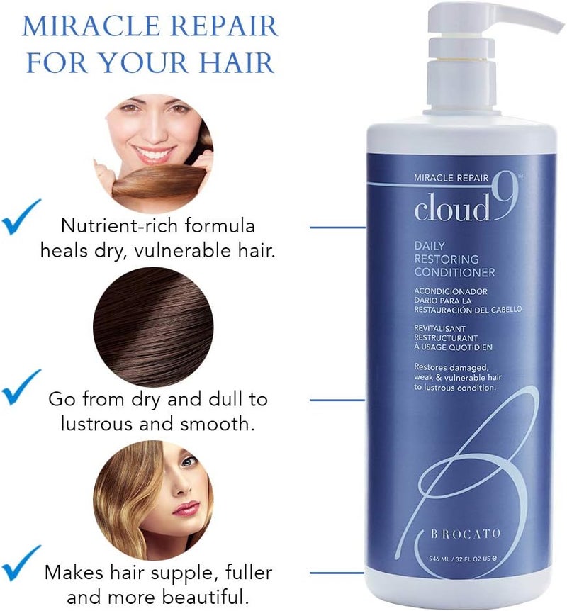 Brocato Cloud 9 Daily Restoring Conditioner - 32 Ounce - Image 4