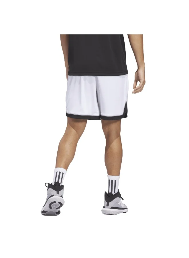 Adidas Bos Short White Basketball Shorts For Men XS 9"