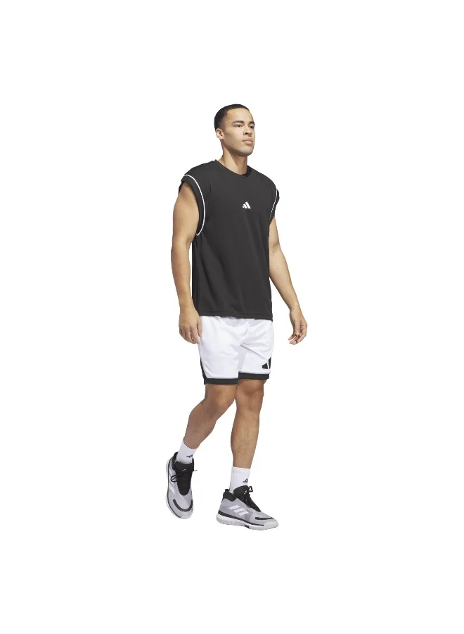 Adidas Bos Short White Basketball Shorts For Men XS 9"