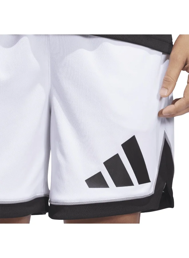 Adidas Bos Short White Basketball Shorts For Men XS 9"