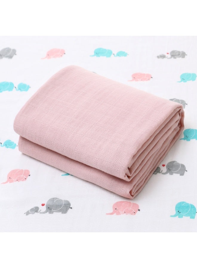 Miracle Baby 3 PCS Set Bamboo Cotton Baby Swaddle Blanket Newborn Blanket wrap Soft Baby Burp Cloth Breathable Baby Blankets for Girls and Boys 120x120cm - Image 3