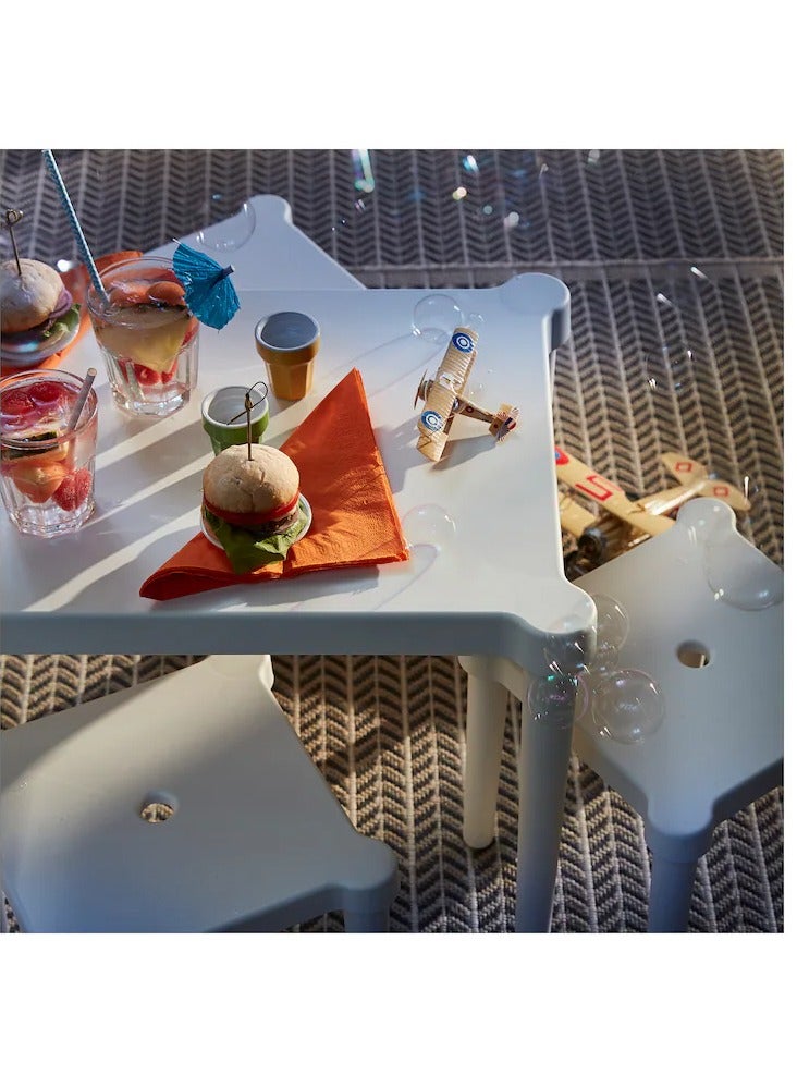 Zaboon Children's stool, in/outdoor/white - Image 2