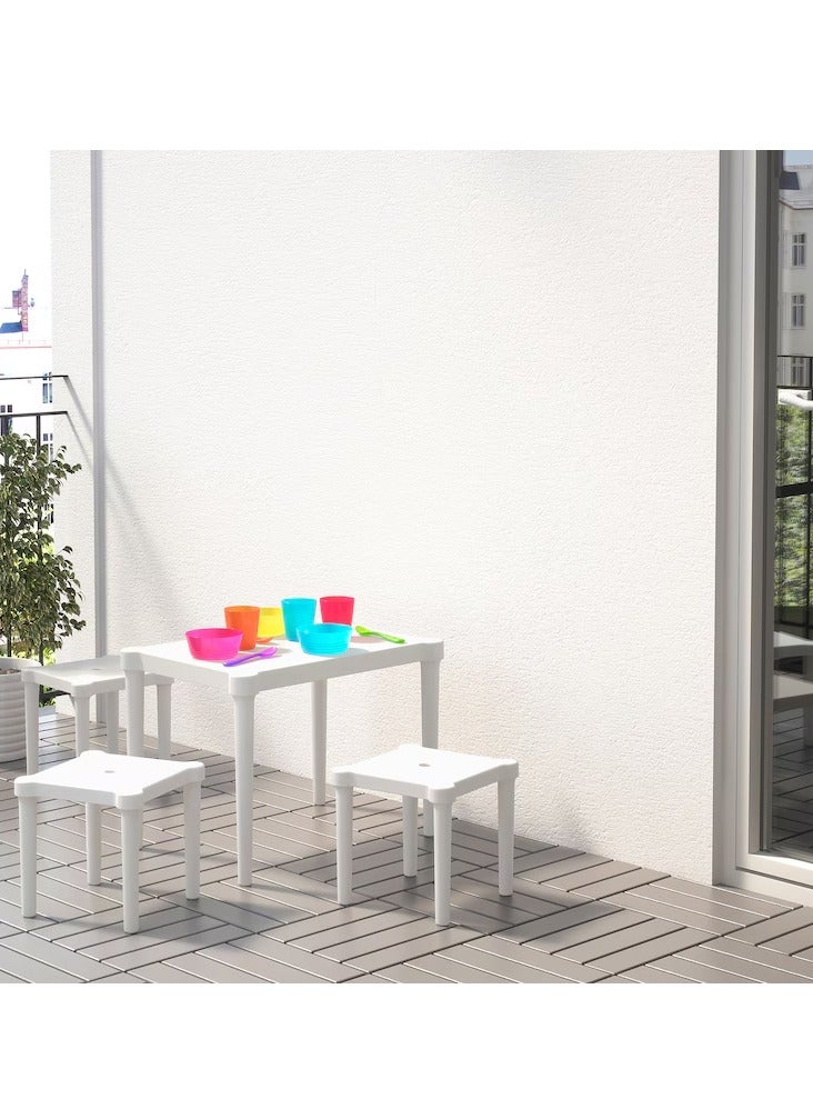 Zaboon Children's stool, in/outdoor/white - Image 5