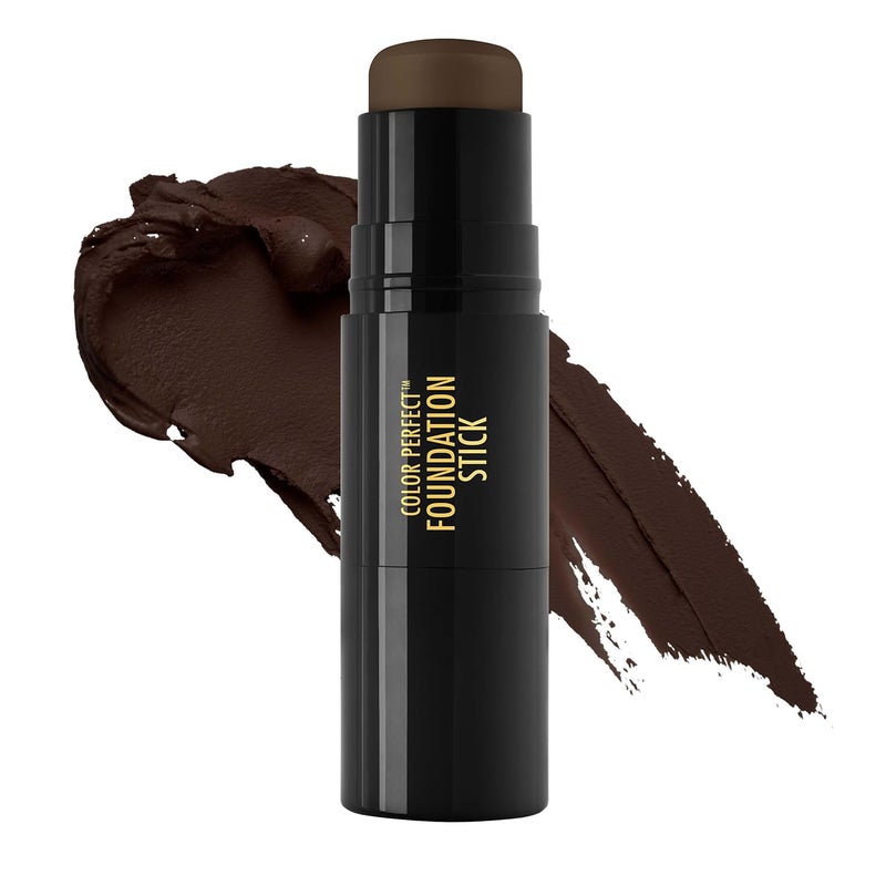 Black Radiance Color Perfect Foundation Stick with Soft Brush Applicator Duo – Buildable, Blendable Versatile Pigment-Rich Formula - Chocolate Dipped