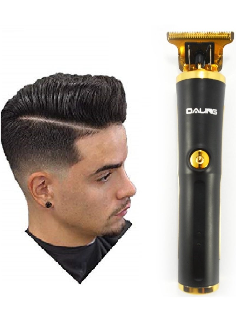Daling Rechargeable hair trimmer Cordless 60 Minutes Runtime Beard Trimmer for Men DL 1513  (Black) - Image 1