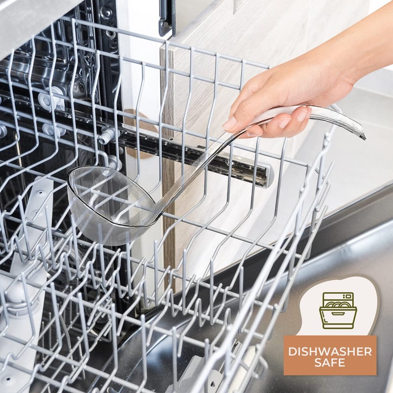 Upper Midland Products Premium Quality Plastic Punch Serving Ladle - 5 oz Clear Hard Acrylic Ladle 3 Pack by Upper Midland Products - Image 5