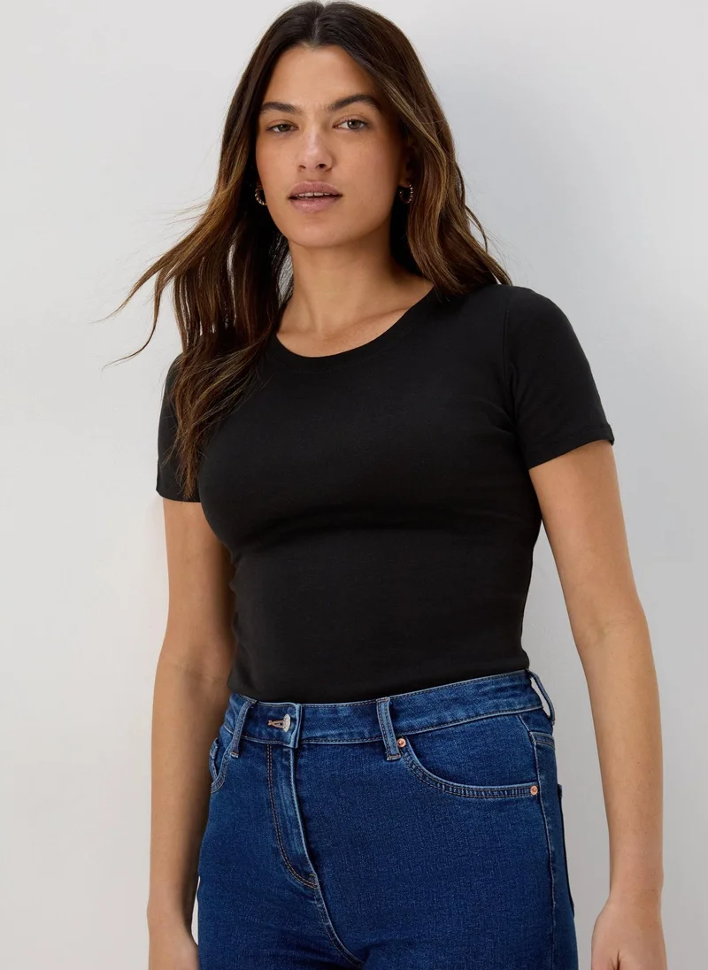 Matalan Black Short Sleeve T-Shirt