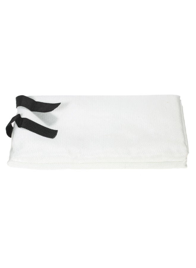 NIBEMINENT Emergency Survival Fire Blanket White/Black 1.2 x 1.2meter  - Image 1