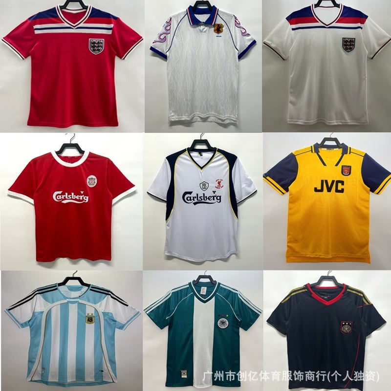 Football Uniform Retro Arsenna Spain Ac Paris National Miseria France Marseille Colinidian Jersey - Image 2