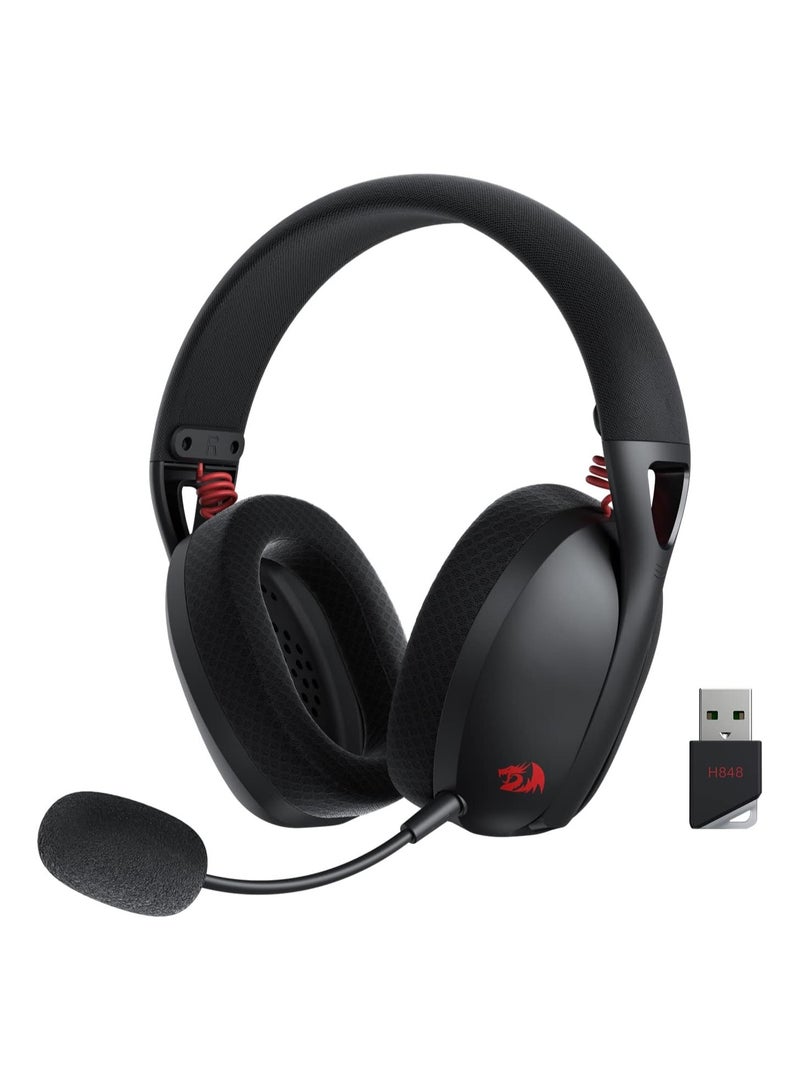 Redragon H848 Bluetooth Wireless Gaming Headset - Lightweight - 7.1 Surround Sound - 43MM Drivers - Detachable Microphone - for Multi Platforms - Image 1