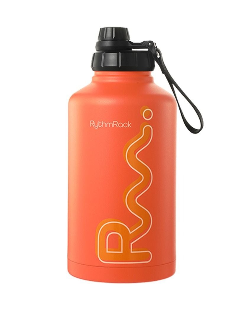RYTHMRACK - STAINLESS STEEL BOTTLE - 2LITER - Orange  - Image 1