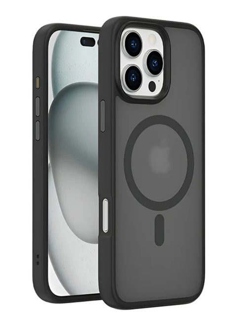 XLogix FrostX for iPhone 16 Pro Max Case, Frosted Black - Slim Protective Cover with MagSafe Compatibility | Shockproof & Scratch-Resistant Design, FrostX Series