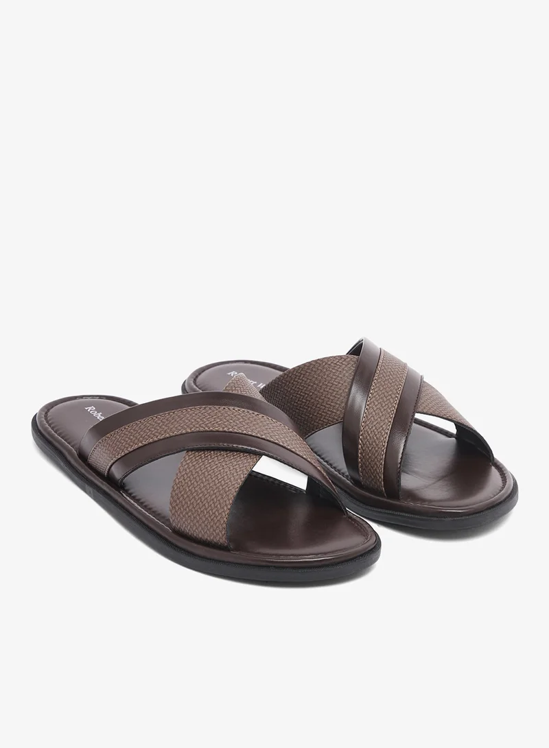 Robert Wood  Cross Strap Casual Sandals for Men | Best Price UAE