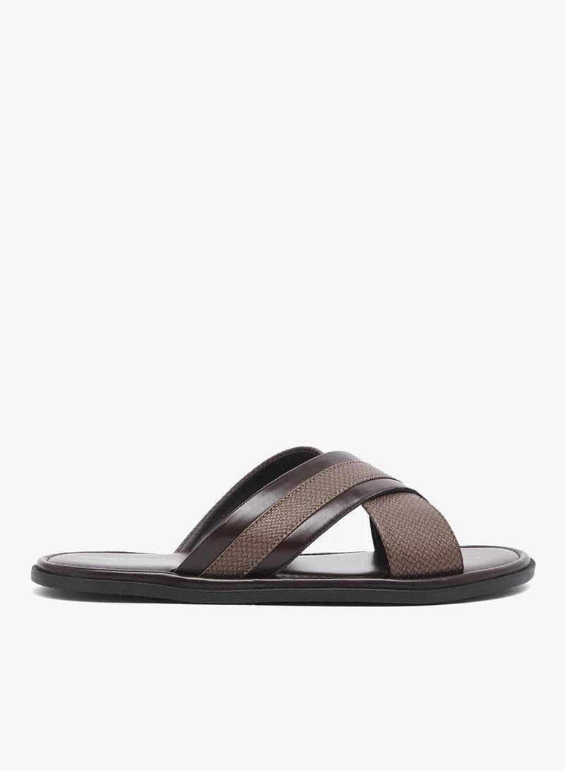 Robert Wood  Cross Strap Casual Sandals for Men | Best Price UAE