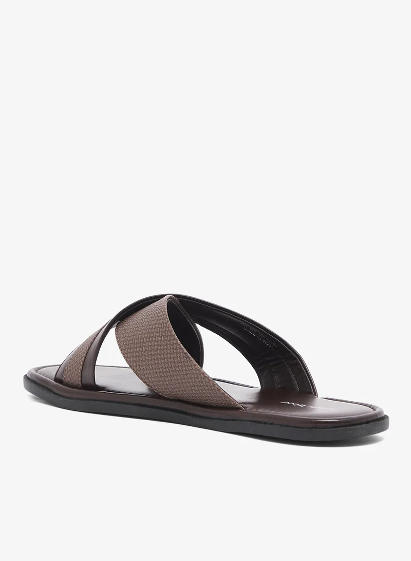 Robert Wood  Cross Strap Casual Sandals for Men | Best Price UAE