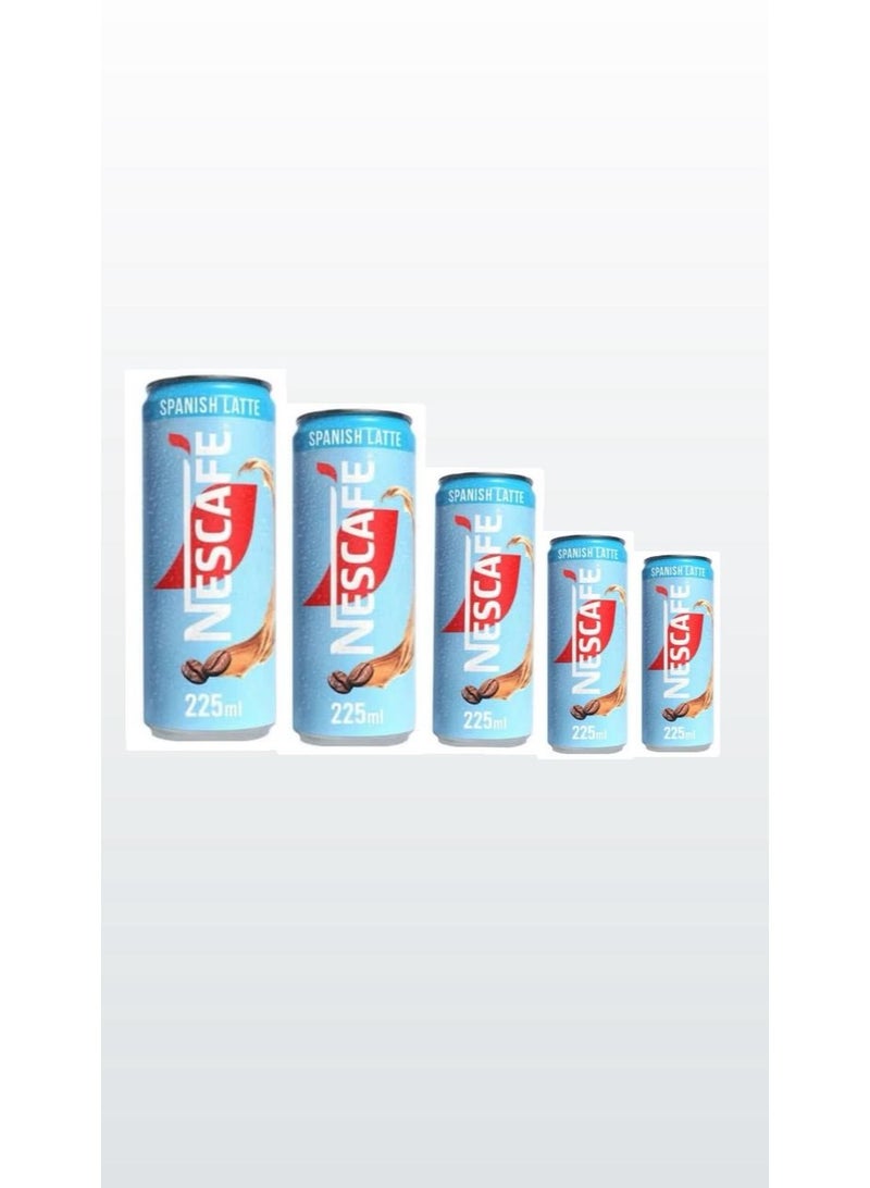 Nestlé 5 Nescafe Ready to Drink Iced Coffee Spanish Latte 220ML