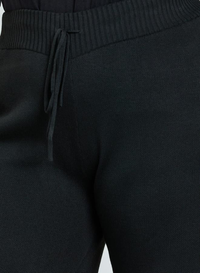 Styli Plus Size Flat Knit Wide Leg Trousers - Image 3