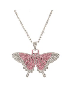 Vintage Butterfly Element Titanium Steel Necklace