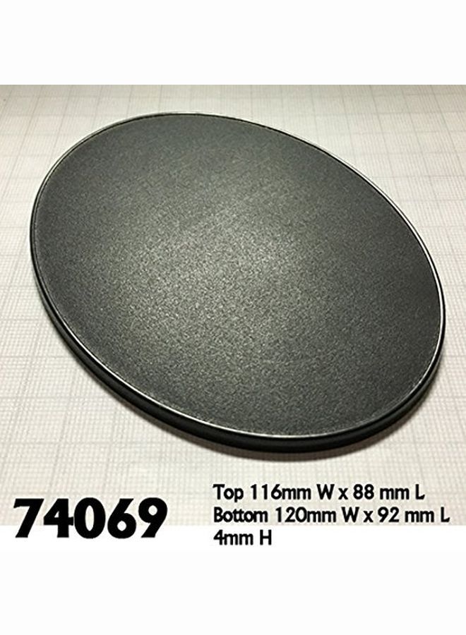 Reaper Miniatures 120Mm X 92Mm Oval Gaming Base (4) ;74069 Accessory - Image 2