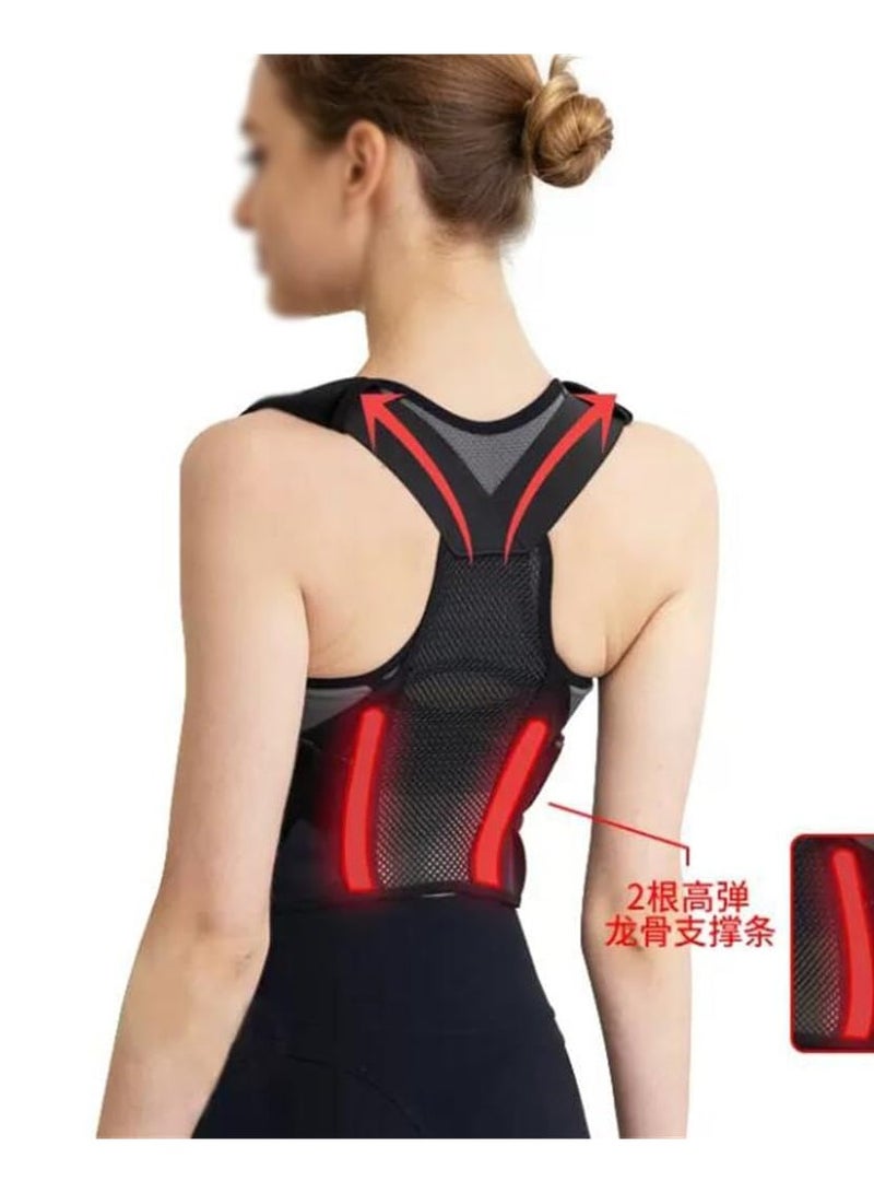 Back Posture Corrector for Women and Men with Braces and Support 3 in 1 for Back, Shoulders, Waist, Spine Pain Relief, Scoliosis and Humpback, Adjustable & Light Posture Belt (XX-Large) - Image 2
