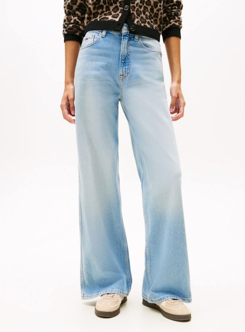 TOMMY JEANS Claire High Rise Wide Leg Jeans - Image 1