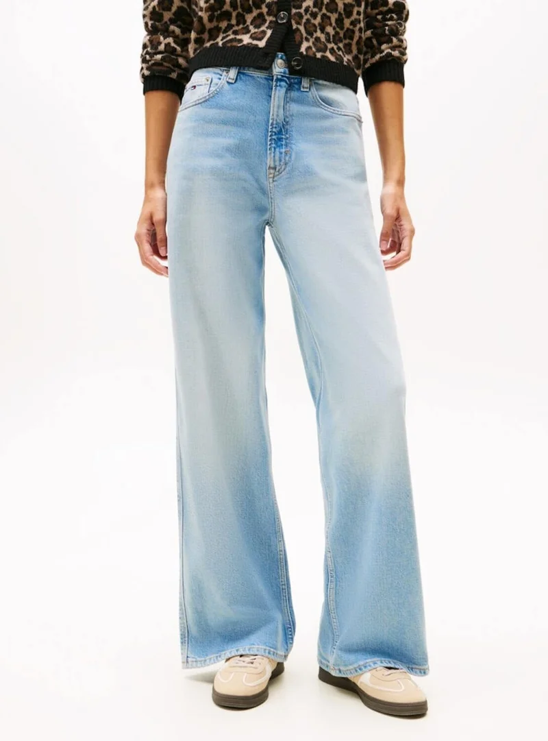 Tommy Jeans Claire High Rise Wide Leg Jeans