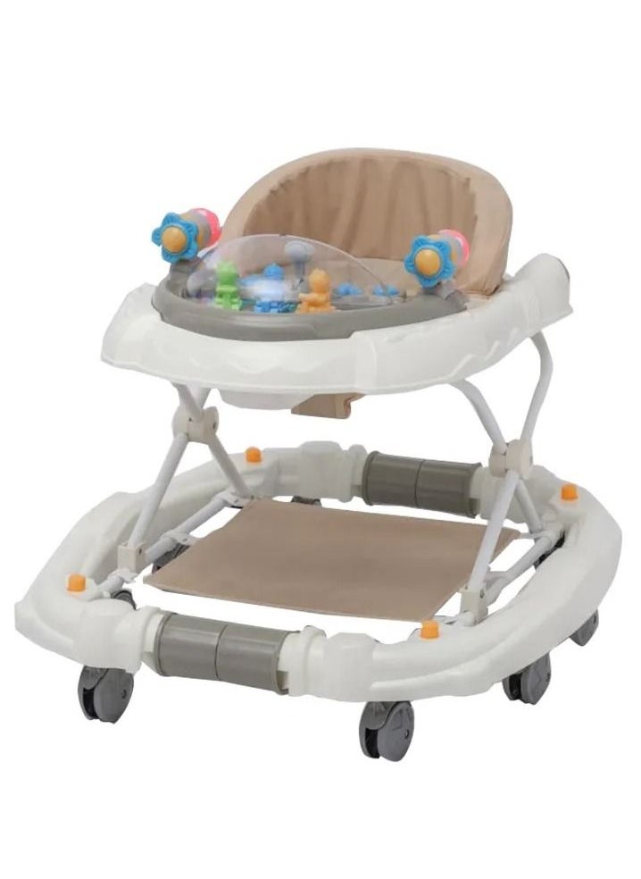 BABYCARA 2 in 1 Baby Walker Rocker Height Adjustable With Toys  - Image 1