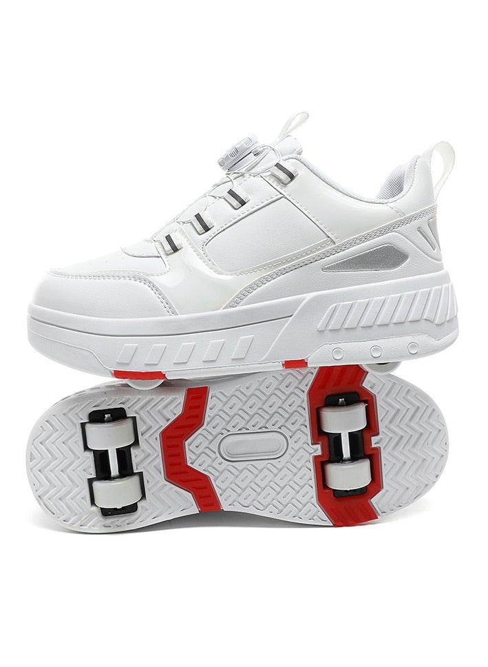 Loquat Sneaker Skate Shoes with Wheels Roller Skates Shoes - Image 1