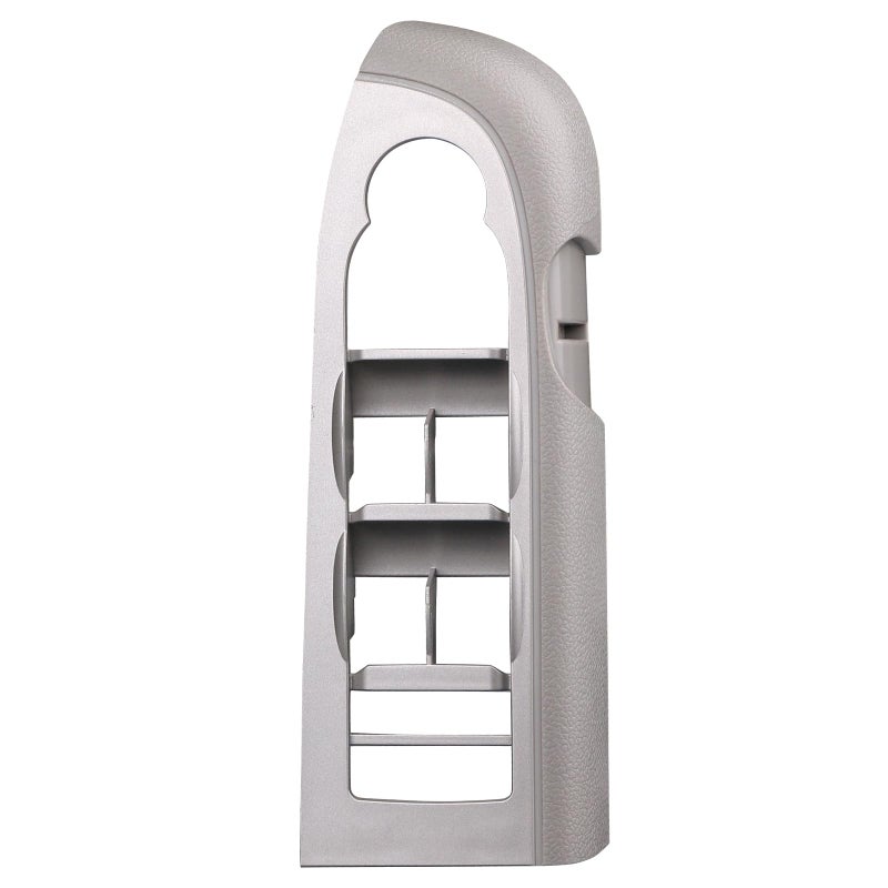 omoZone Window Switch Bezel Cover Front Left Driver Side Door Control Switch Panel Trim Titanium Compatible with 20102014 Chevrolet Chevy Silverado GMC Sierra Replaces 20877657 25932467