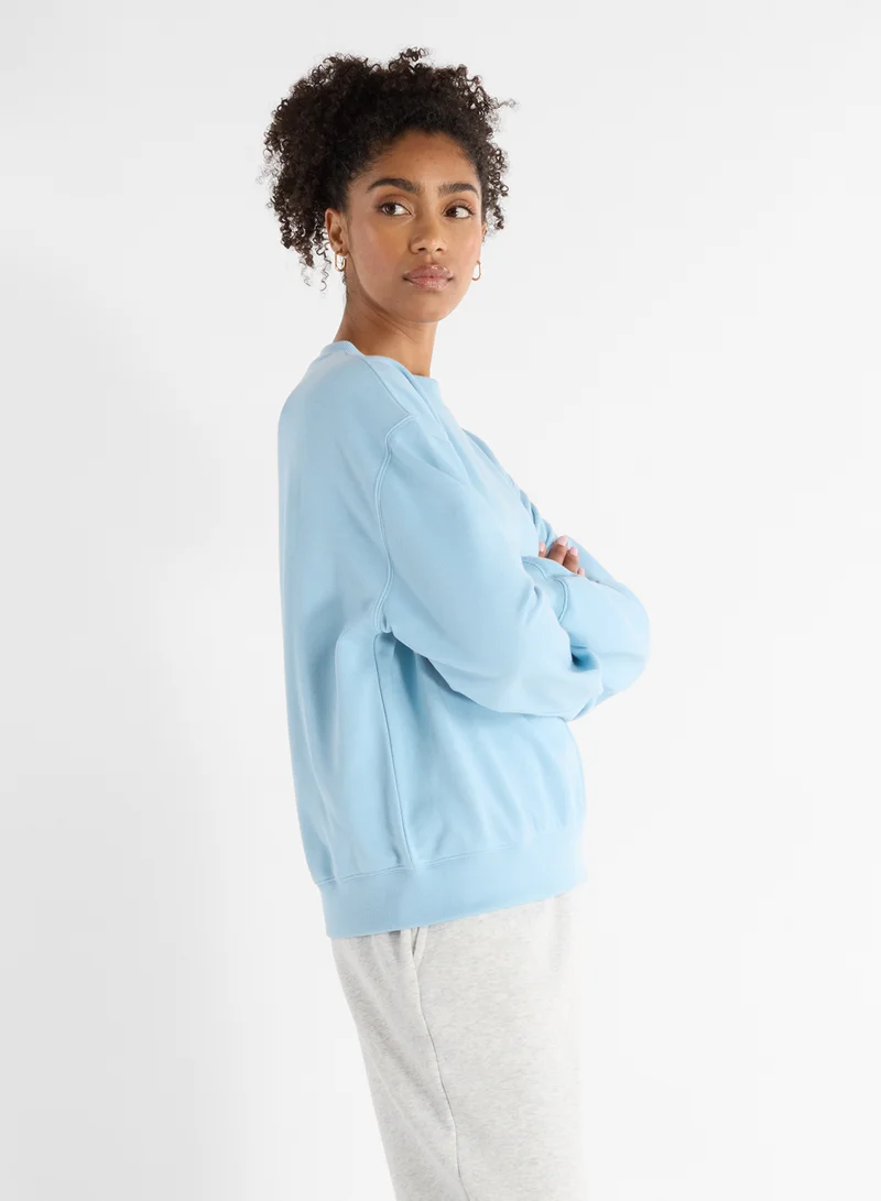 نيو بالانس French Terry Oversized Logo Sweatshirt