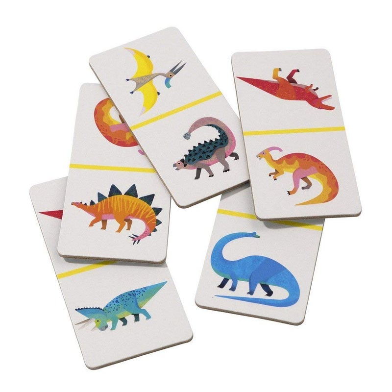 Talking Tables Dinosaur Dominoes Game (Dino-Dominoes) - Image 2