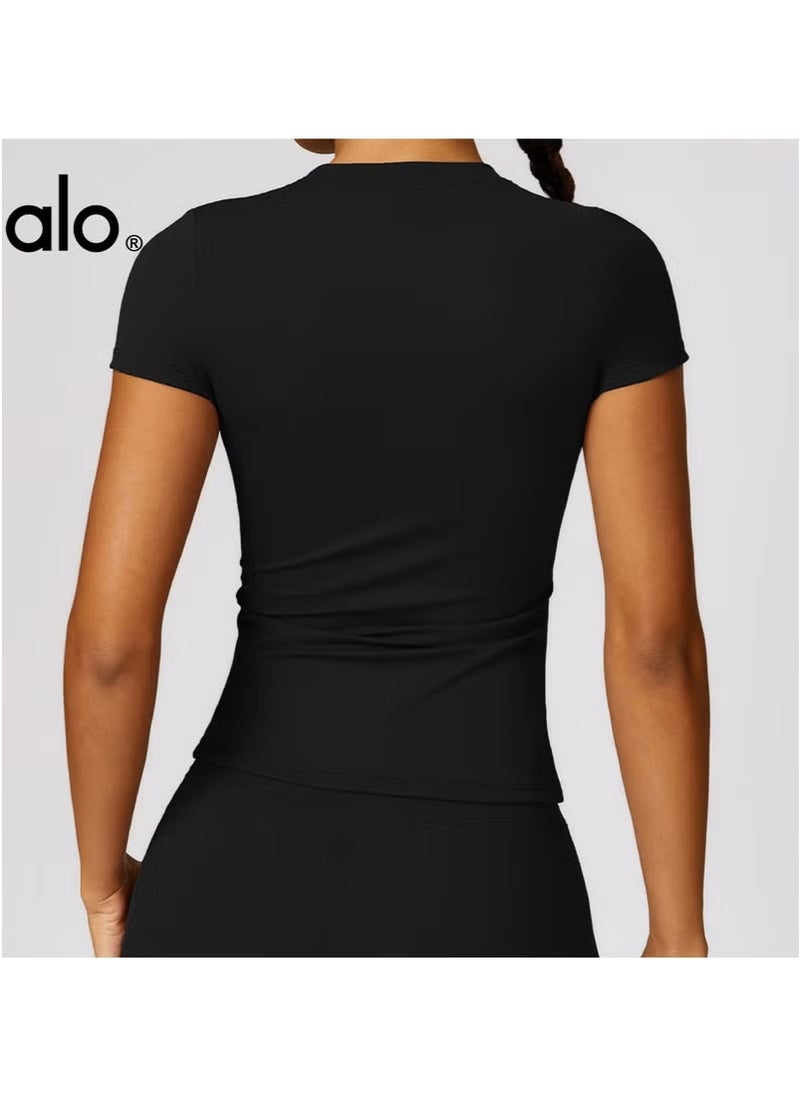 ALO Lady Sports Short Sleeve Quick Drying