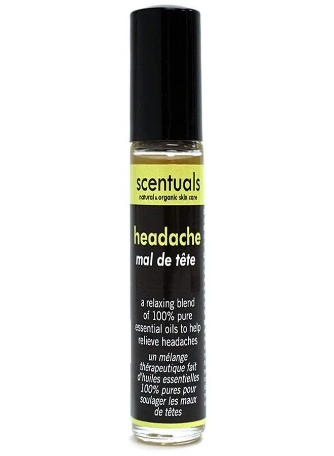 Scentuals Essential Oil Blend Roll On, Peppermint, Geranium, Sweet Marjoram Oils for Calming and Relaxing Effect (9 ml | 0.3 fl.oz) - Image 1