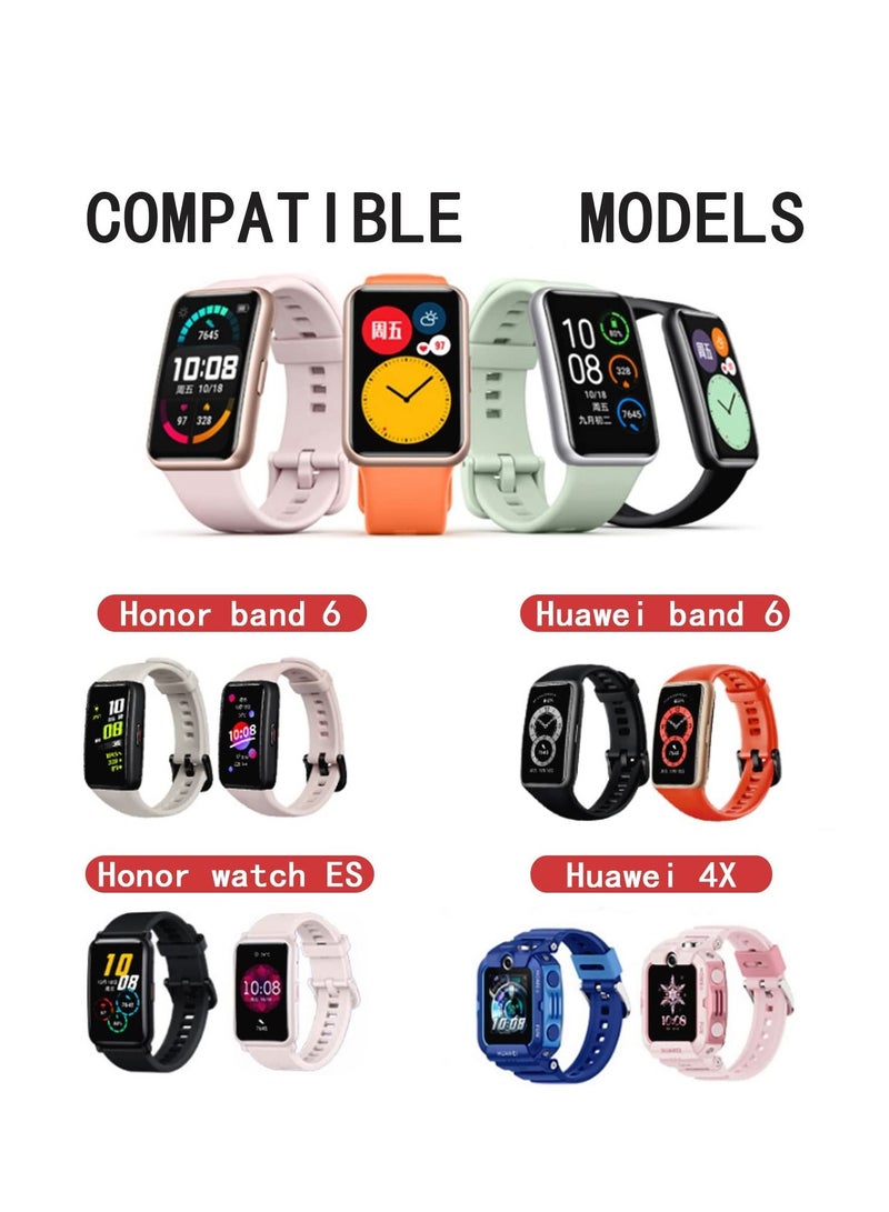 Charger Compatible with Huawei Watch Fit USB Charging Cable Cord Base Dock Charger Adapter Stand For Huawei Band 6/7/8 smartwatch (Black) - Image 3