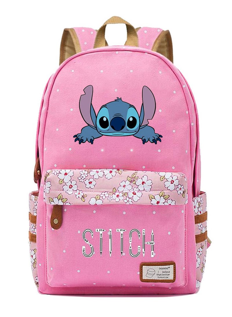STITCH Cartoon Printed Backpack
